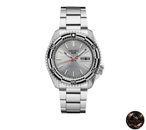 SEIKO 5 Sports Automatic Silver Dial Men’s Watch SRPK09K1 Modern