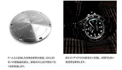 THE STAC Classic Scuba 200 38mm Diver’s Watch Ivory Dial Japanese Made Automatic