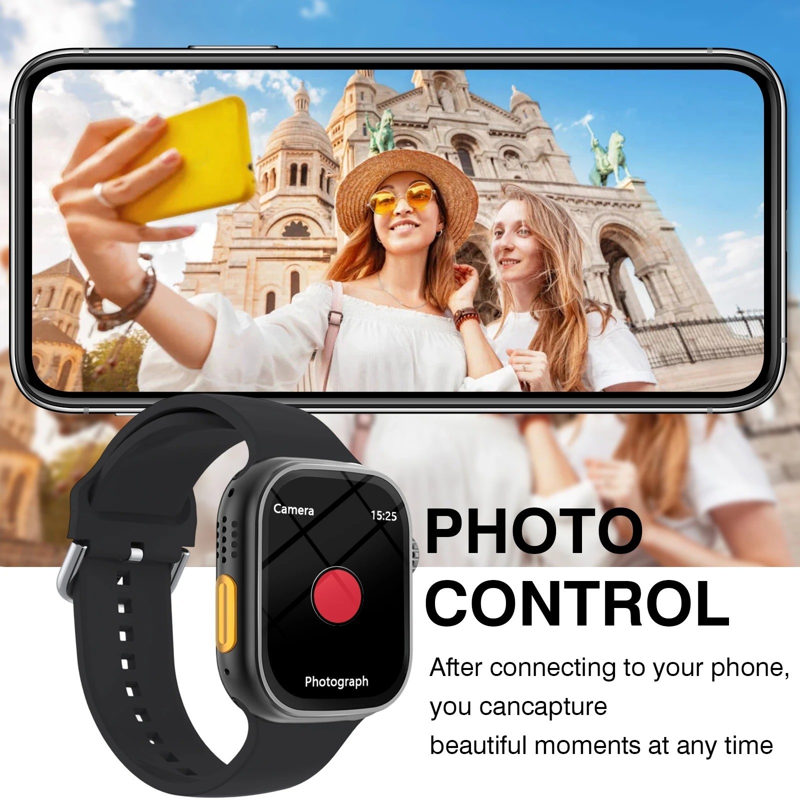 2026 Smart Watch Men Women Bluetooth Call Fitness Tracker Outdoor Sports Watch