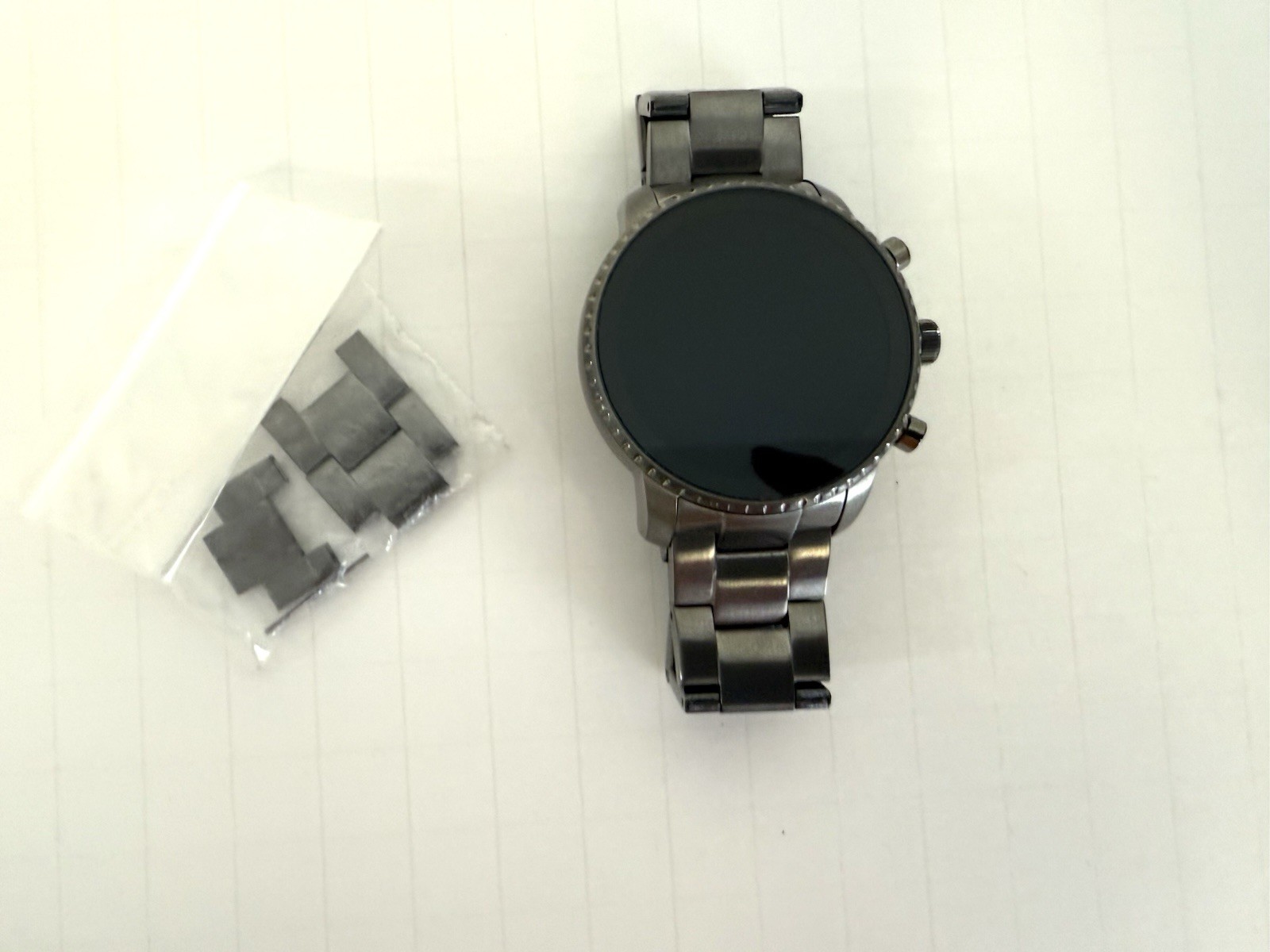 Fossil – Gen 4 Explorist HR Smartwatch Gunmetal Gray Stainless Steel – FTW4012
