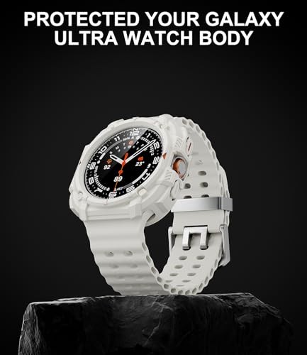 1 Pack TPU Bumper for Samsung Galaxy Watch Ultra 7/8 47mm Durable TPU Case