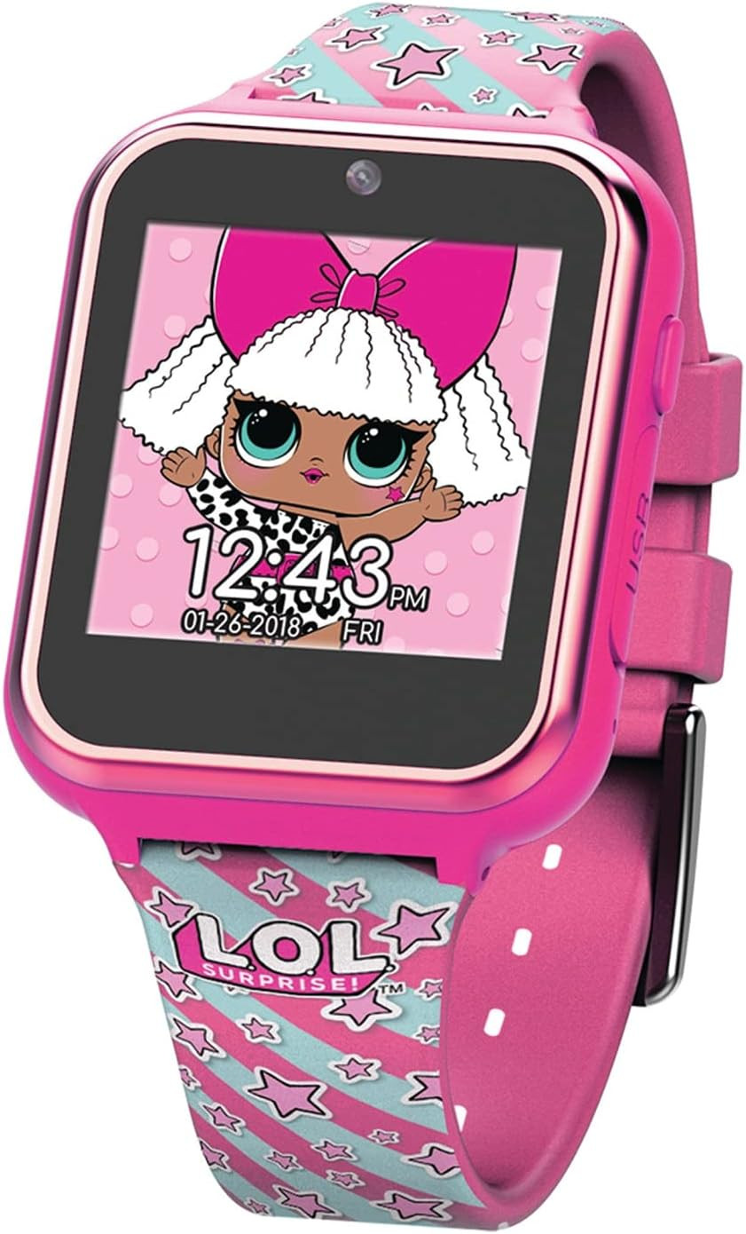 L.O.L. Surprise Kids Smart Watch with Touchscreen Selfie Camera Voice Recorder C