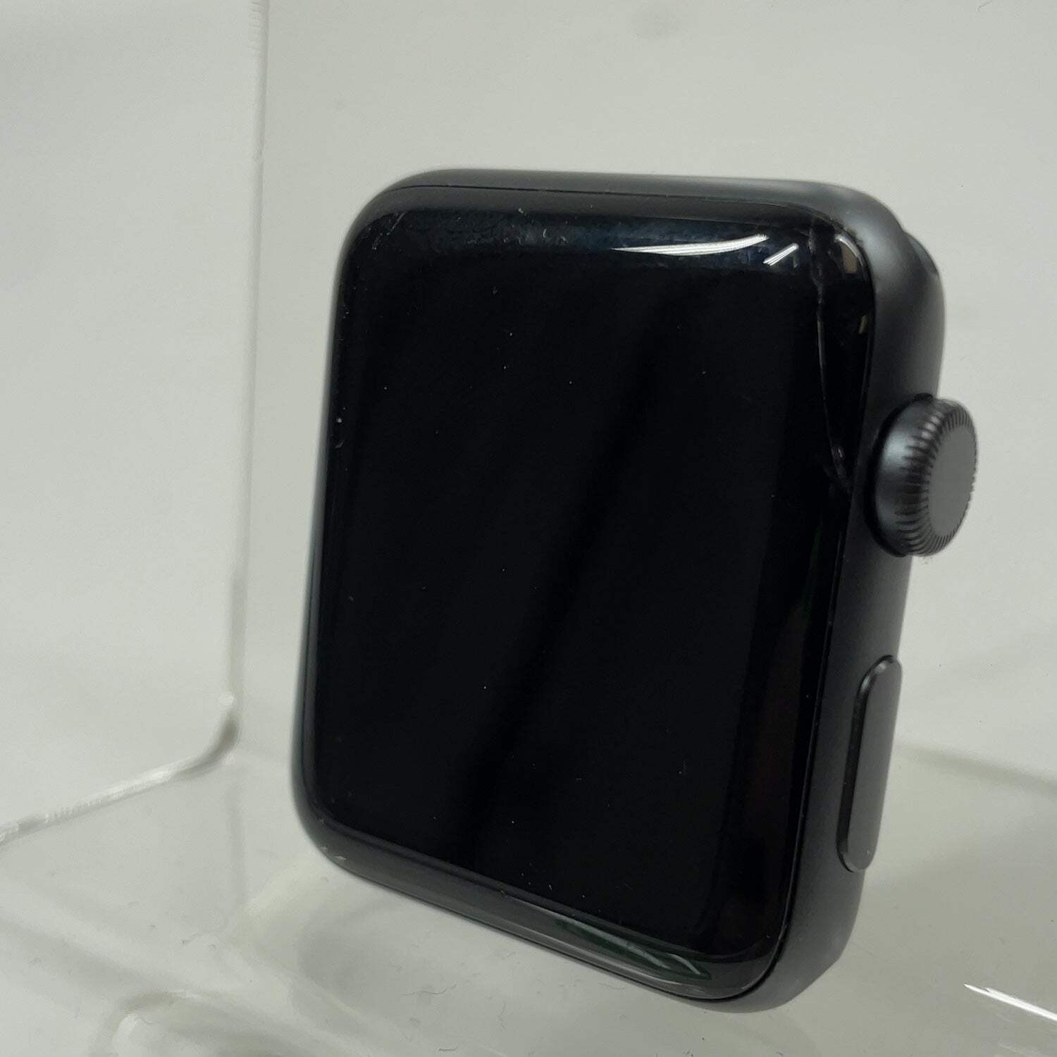 GPS Only Apple Watch Series 3 42MM Space Gray Aluminum Black Sport Band A1859