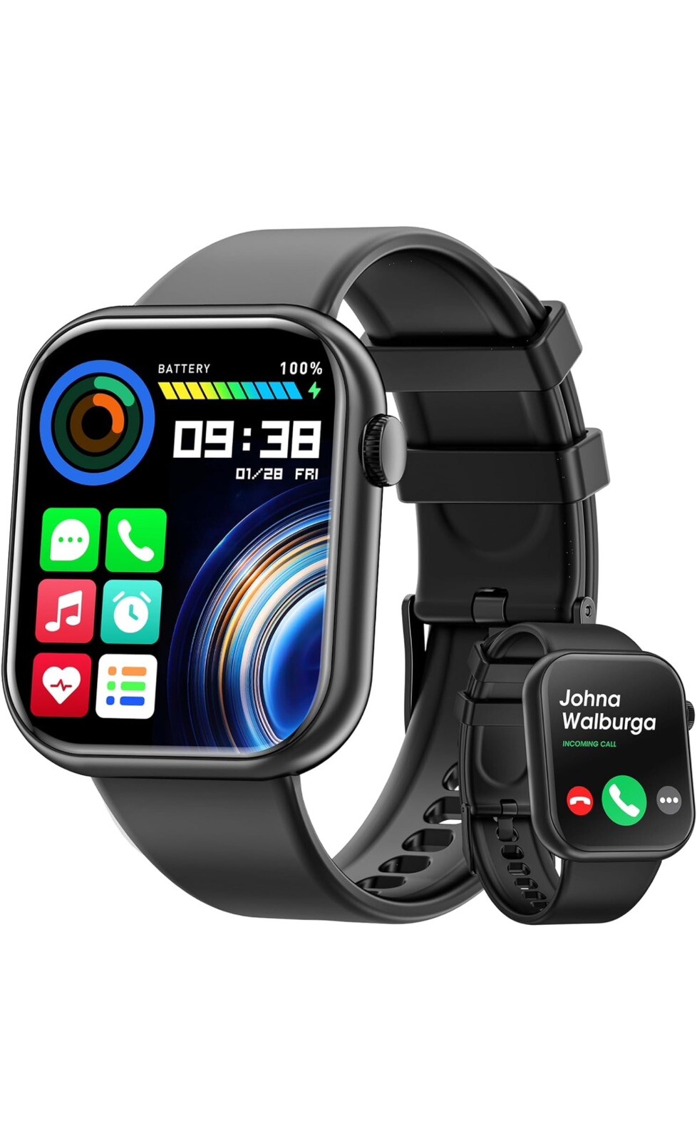 Men Women 2024 1.85” Android And iOS Smartwatch