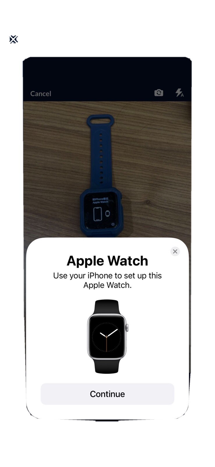Apple Watch Series 6 44 mm Blue Aluminum Case with Deep Navy Sport Band…