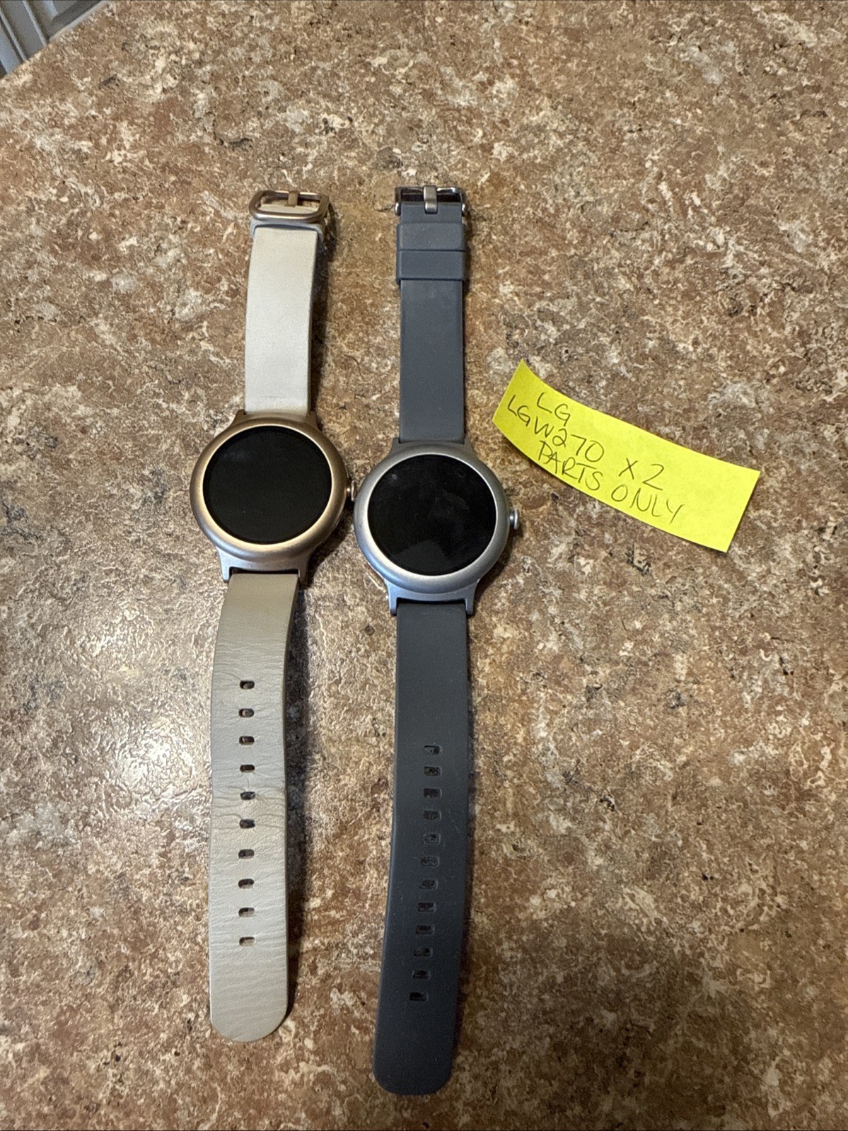 LG Watch Style W270 45.7mm Titanium Stainless Steel Classic Buckle Gray Gold