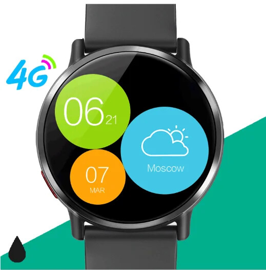 Reliable Pretty DM19 Large Screen Smartwatch Phone 4G Unlocked 2 Inch Heart Rate