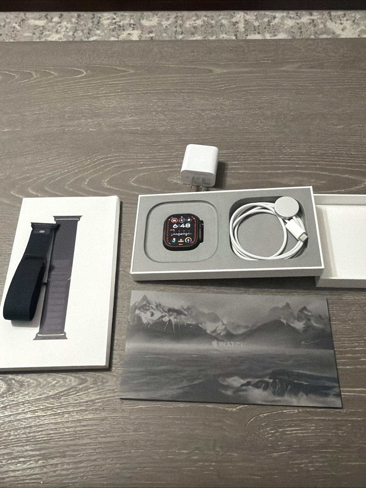 Apple Watch Ultra 3 49mm Black Titanium — Black Alpine Loop (Small) + GPS/ Cell