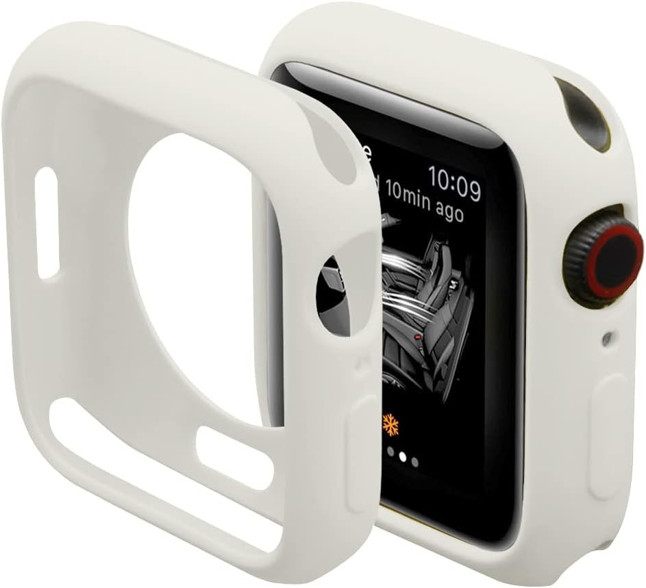 Ultra Thin Soft TPU Bumper Case for Apple Watch Series 11/10 46mm Black