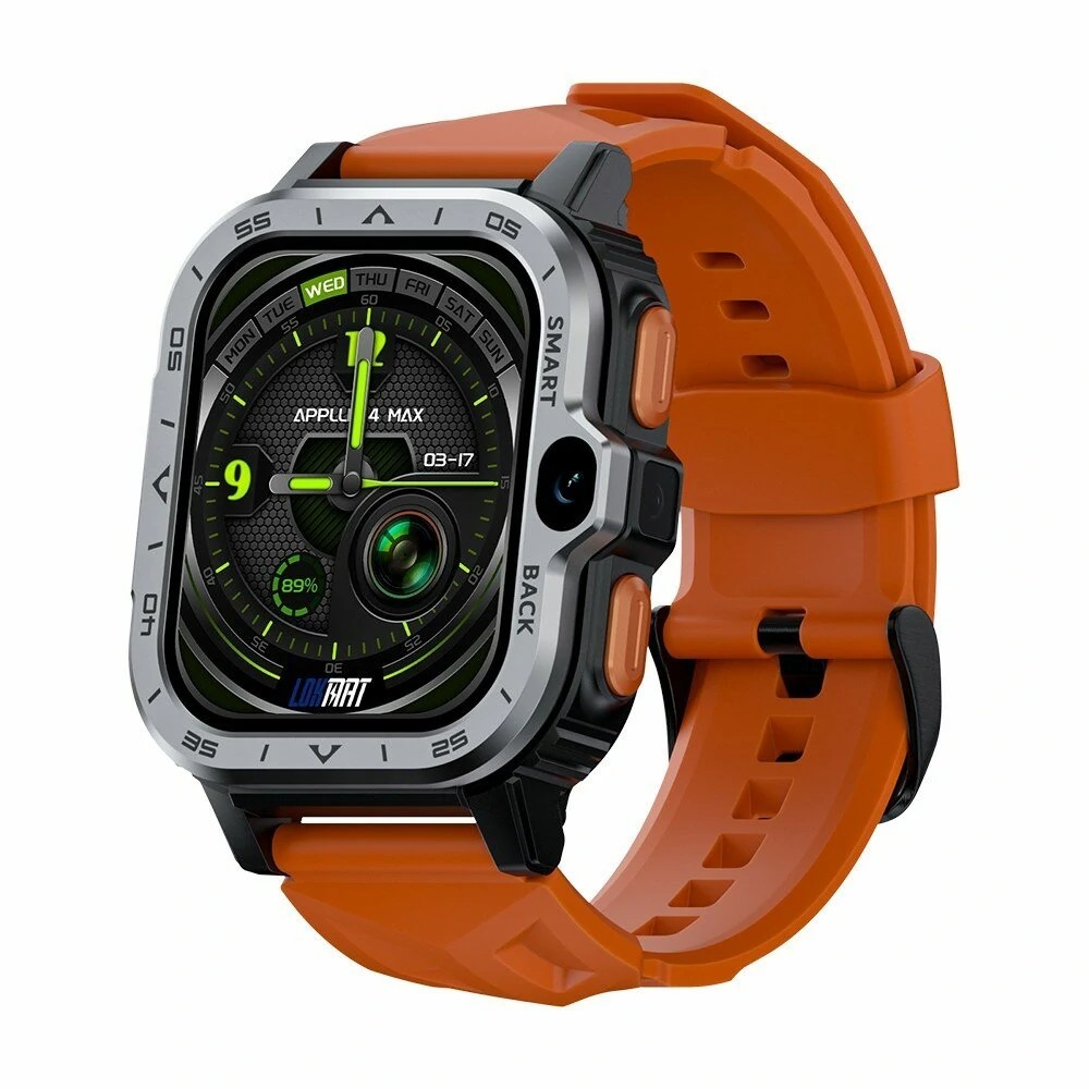LOKMAT APPLLP 4 MAX 4G LTE Android Smart Watch Phone 2.02″ GPS WiFi Dual Camera