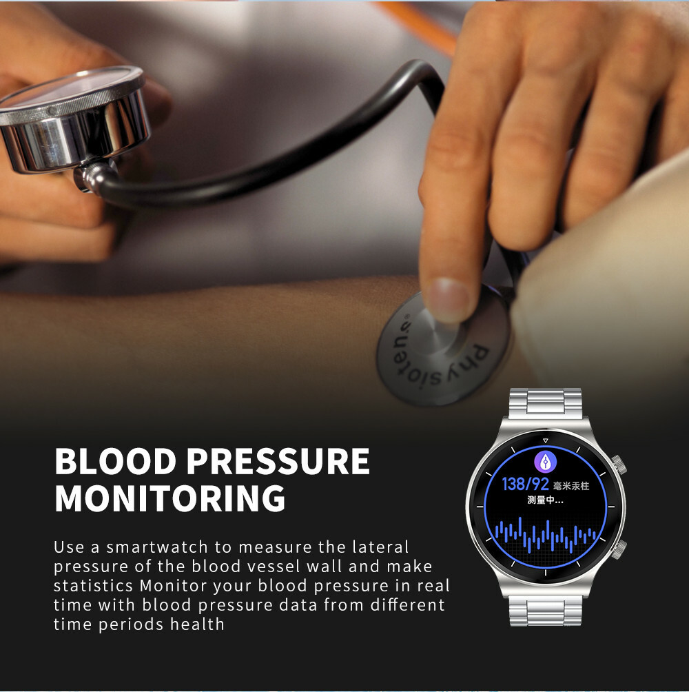 Bluetooth Smart Watch Fitness Watches Sleep Tracker Waterproof Pedometer Watches