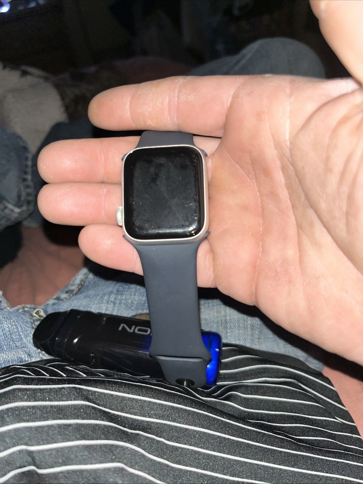 Ape Watch Series 5 40mm GPS and LTE Aluminum Case with Black Silicone Strap New