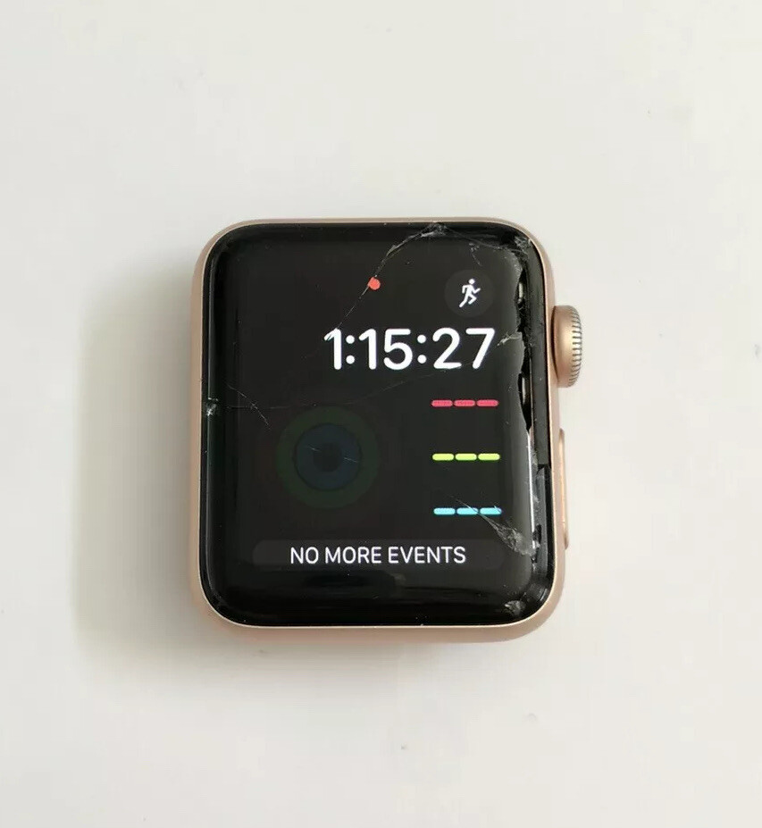 AS IS Apple Watch Series 3 38mm Gold Aluminum Case (GPS)
