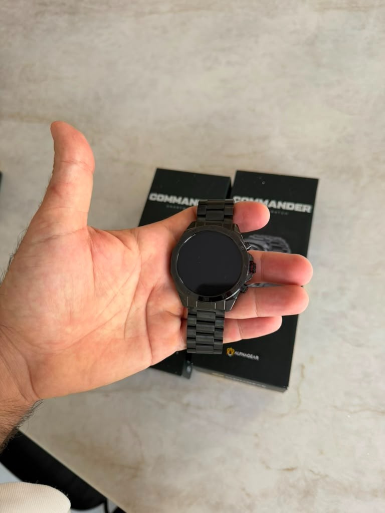 Official Reseller – Alphagear Commander Smart Watch Black AMOLED Open Box