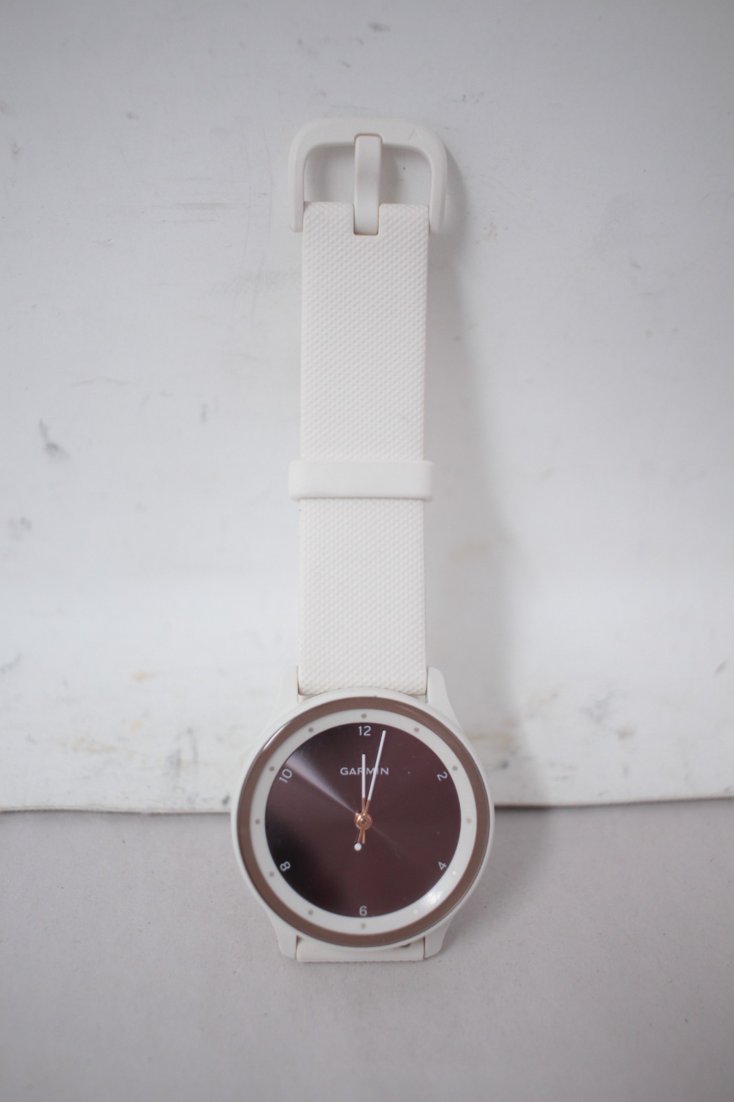 Garmin Vivomove Sport 40mm Hybrid Analog Smart Wristwatch Ivory Peach Gold