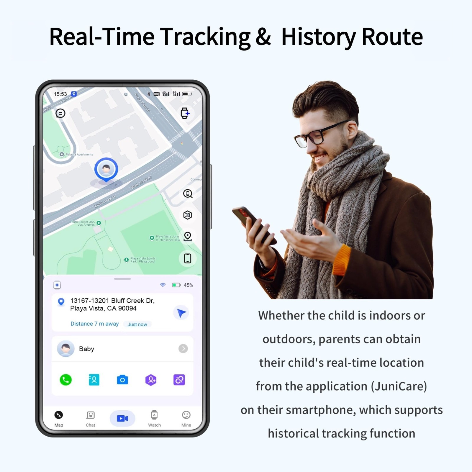4G Kids Smart Watch with GPS Tracker, SOS Call, Parental Controls, HD Video, Lig