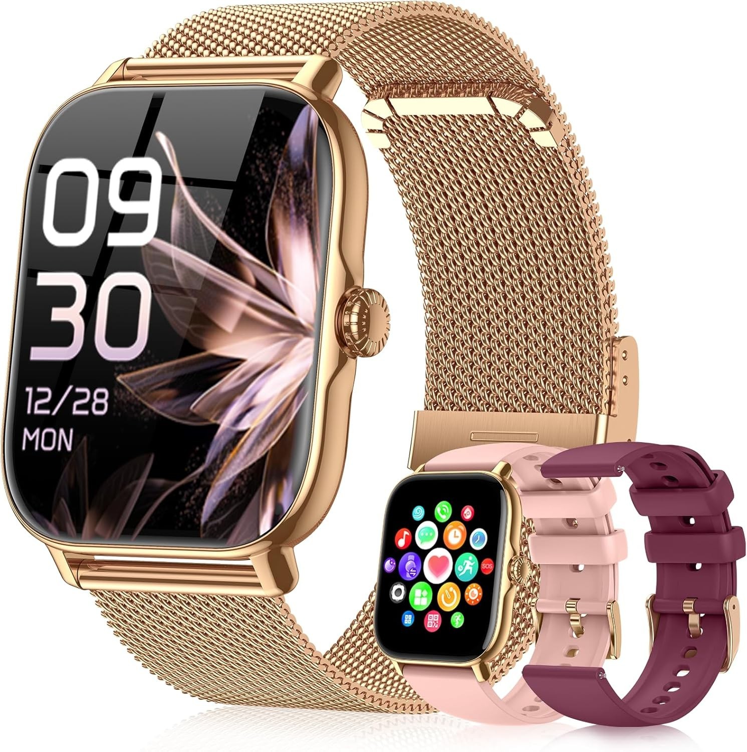 Reloj Inteligente Para iPhone Android De Mujer Smart Watch Pantalla Táct NUEVO