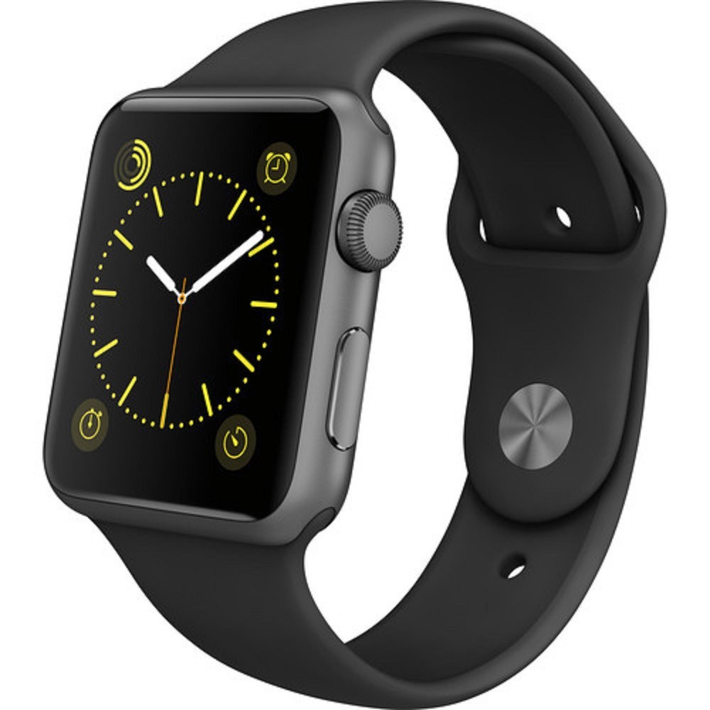 Apple Watch 1st Gen Sport Space Grey Aluminum Case/Black, 42mm A1554 MJ3T2LL/A