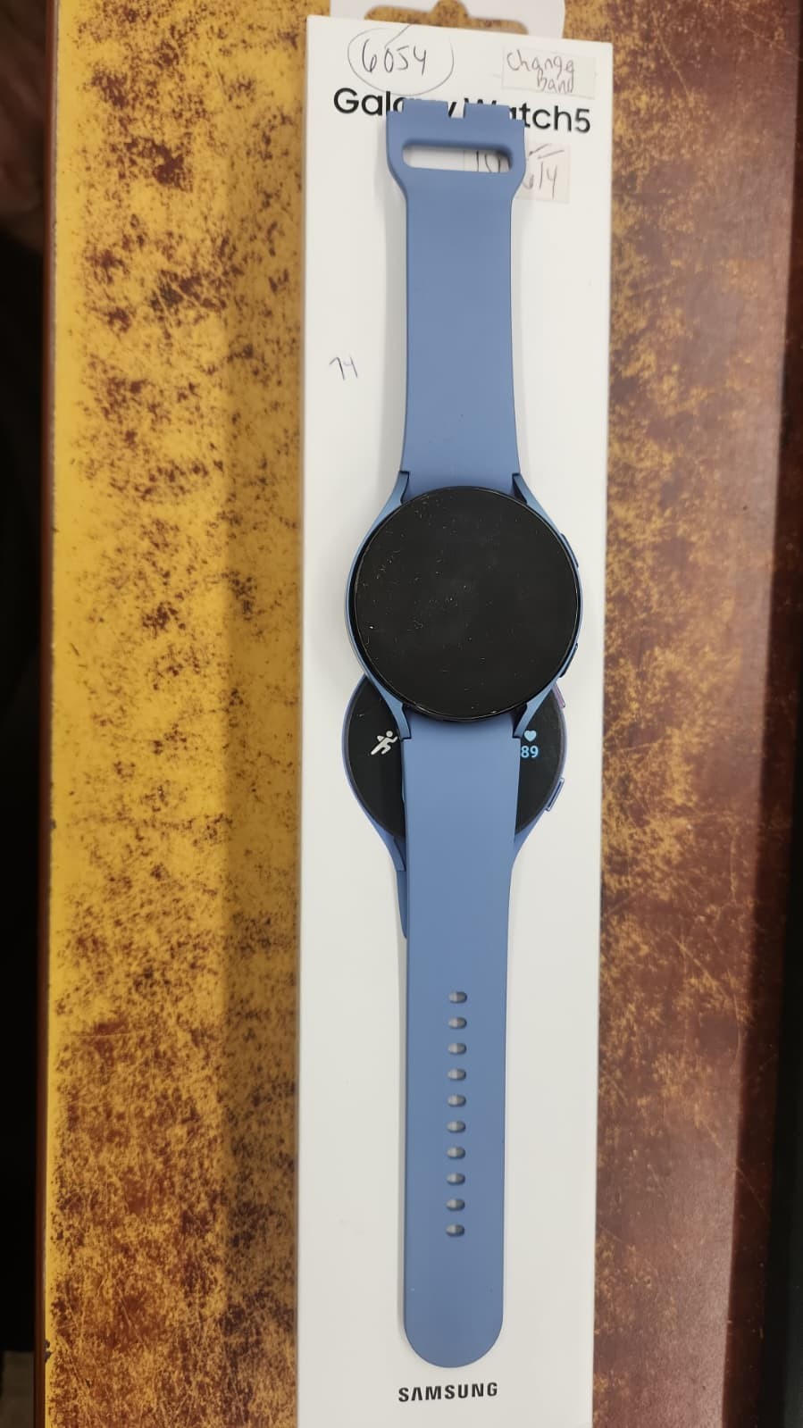 SAMSUNG Galaxy Watch 5 44mm LTE Smartwatch R915U Health, GPS Blue BAND ISSUE