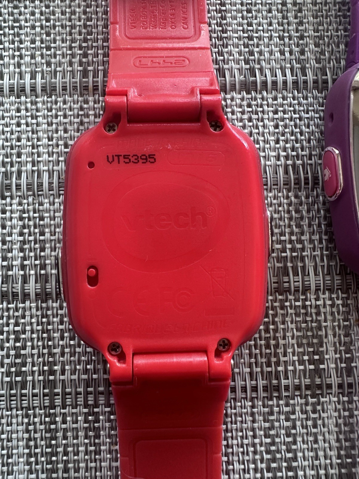 Vtech Kidizoom Smart Watches Red & Purple Interactive Games/Camera Tested Works