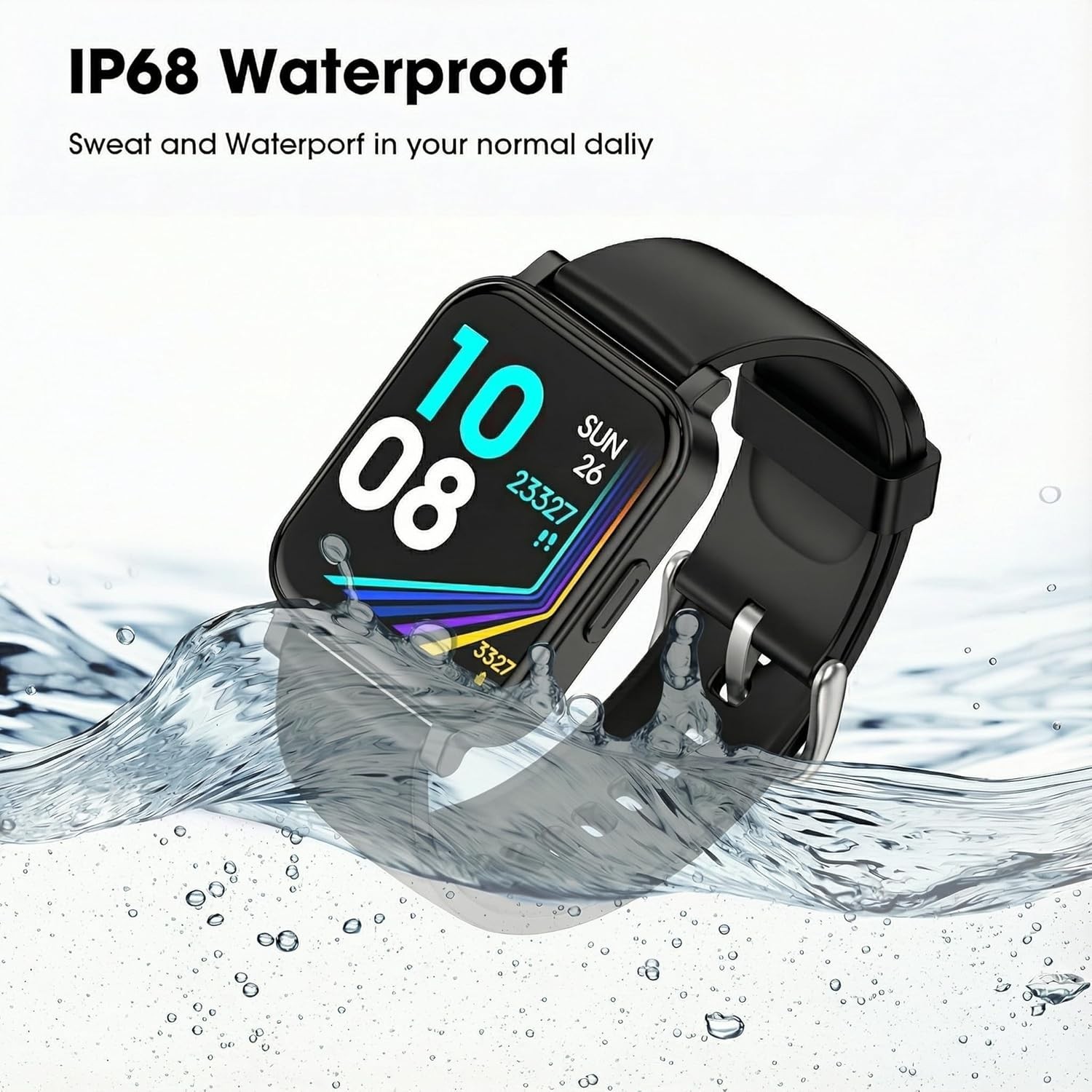 Luxury Fitness Tracker Smart Watch: Real-Time Heart Rate, Sleep & Oxygen Monitor