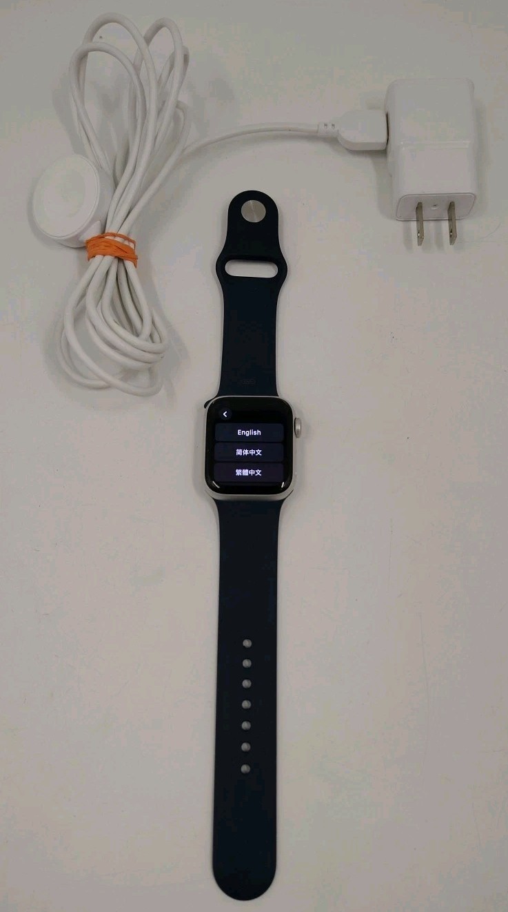 Apple Watch (SE) 2nd Gen. 40mm Silver Aluminum (LTE) w/ M/L Blue Band