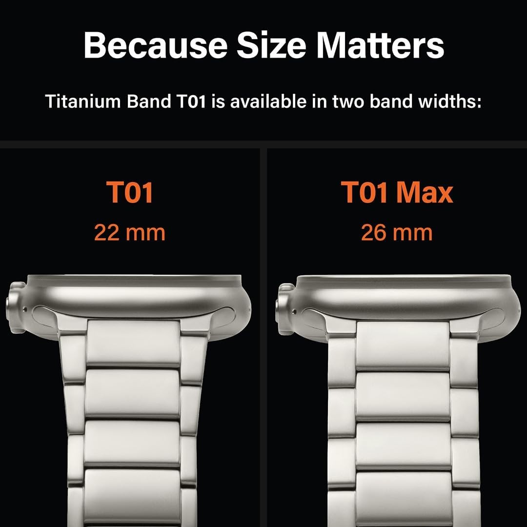 Titanium Strap Compatible with Apple Watch ULTRA 3 (49mm) – Adjustable