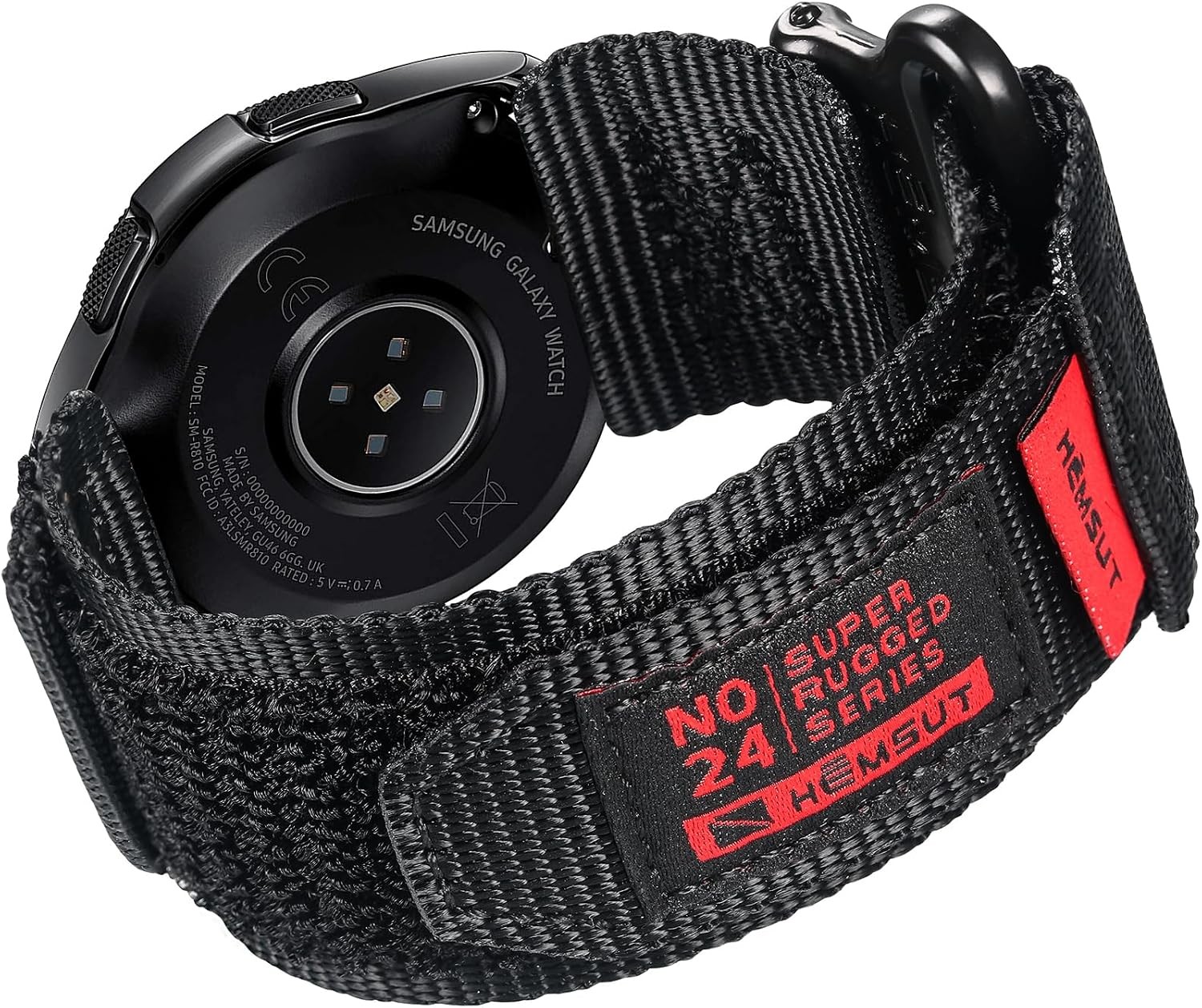 Quick Release Nylon Strap for Samsung Galaxy Watch 7/6/5/4/3, Amazfit GTS 4/3/2