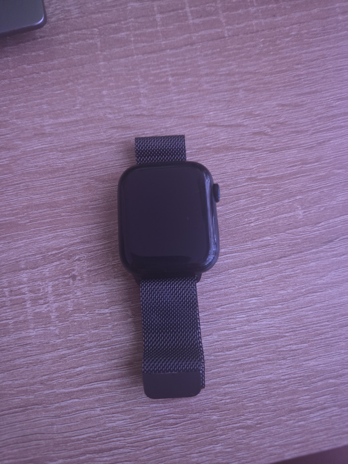 Apple Watch Series 7 45mm Case with Milanese Loop – Graphite Stainless Steel,…