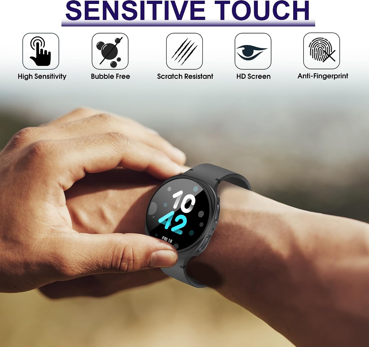 12 Pack of Colorful Cases for Samsung Galaxy Watch 8 40mm with Scratch Protectio