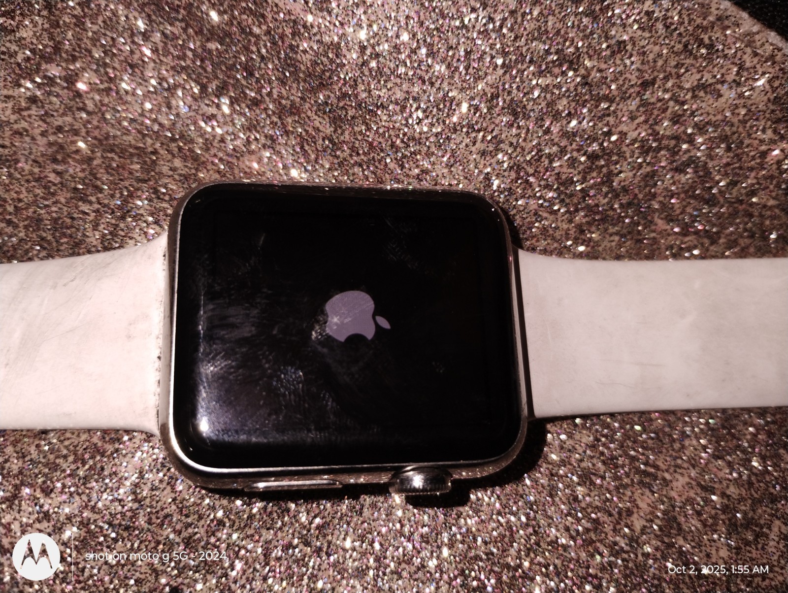 Authentic Apple Watch Stainless Steel Sapphire Crystal 42mm 316L Ser
