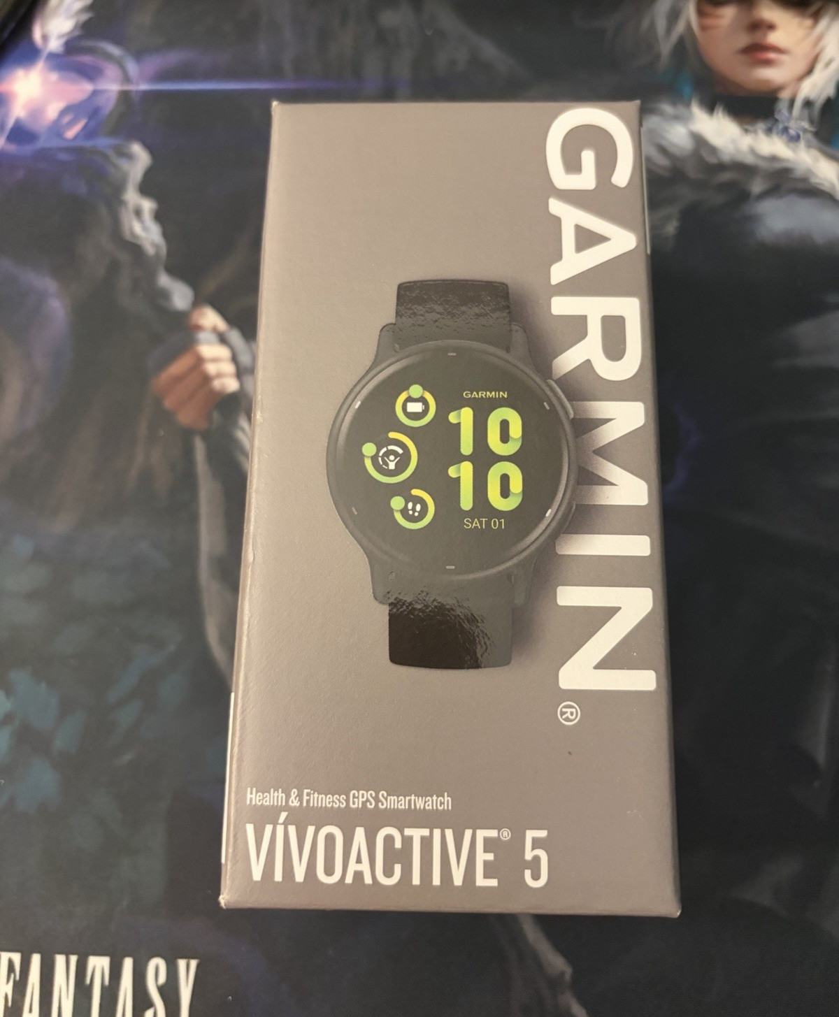 Garmin vivoactive 5 42mm Black Plastic Case Silicone Band Bluetooth GPS 4GB