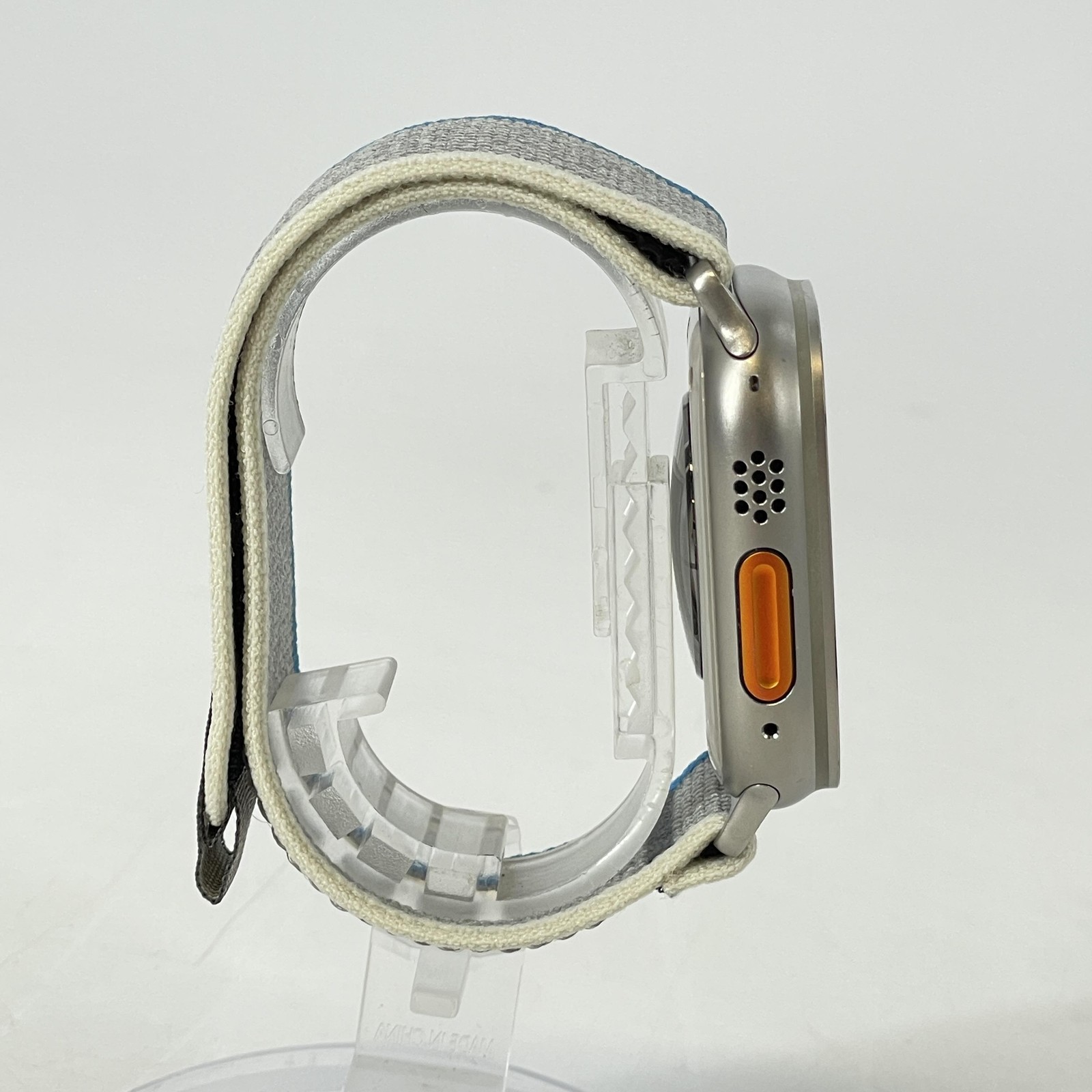 Apple Watch (Ultra) 49mm Titanium (LTE) w/ Anchor Gray Alpine Loop – Excellent