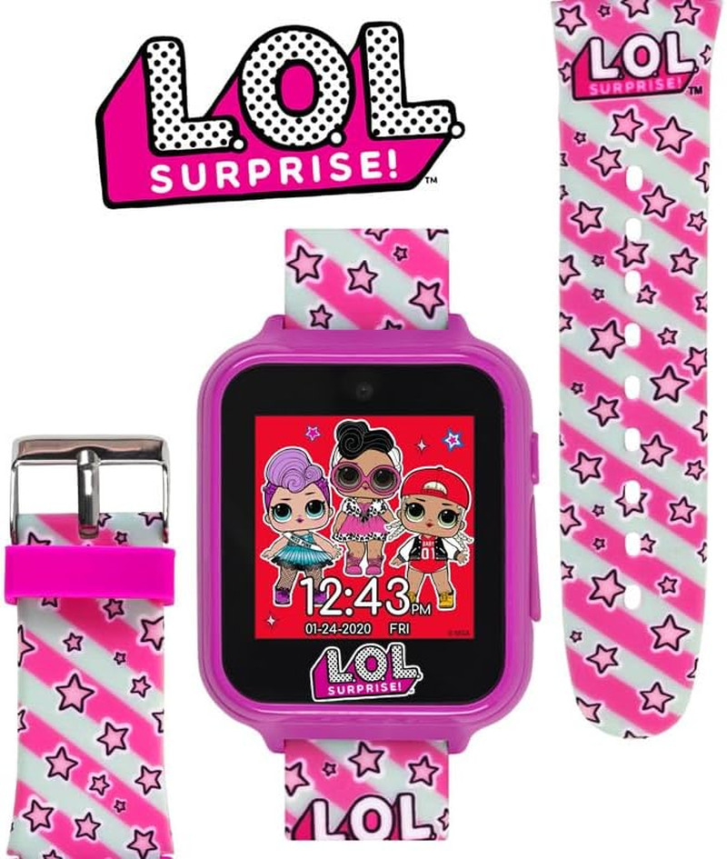 L.O.L. Surprise Kids Smart Watch with Touchscreen Selfie Camera Voice Recorder C