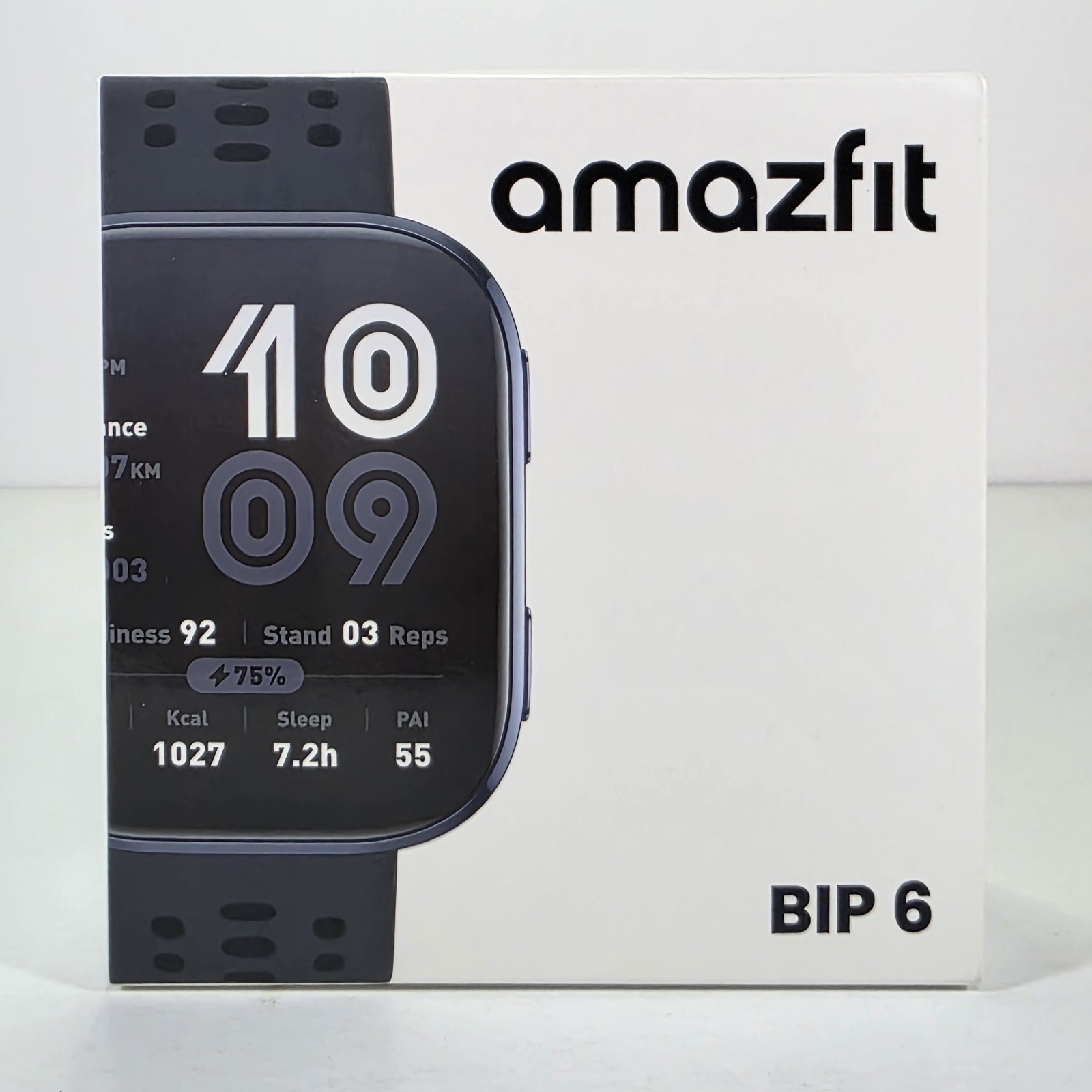 Amazfit Bip 6 50mm Sport Fitness Activity Tracker Smart Watch – Blue/Black