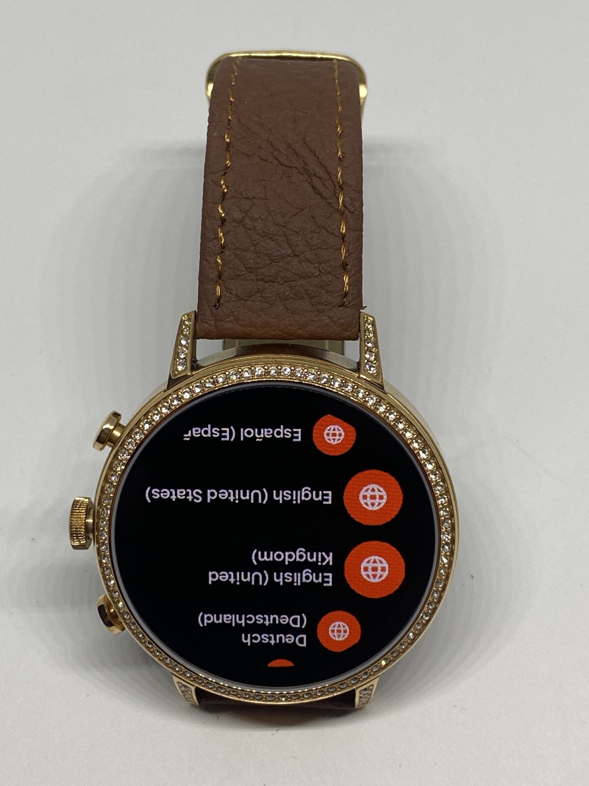 Fossil Gen 4 Authentic Digital Dial Smart Watch Custom Band FTW6011 AB393