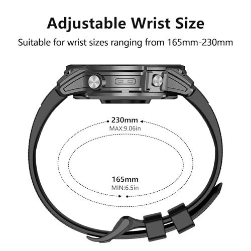 Silicone Strap Compatible with Garmin tactix 8, Fenix 8 Pro AMOLED 47mm, Men Wom