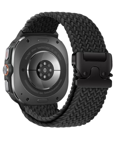 Stretchy Braided Sport Strap Compatible with Samsung Galaxy Watch Ultra 47mm Men