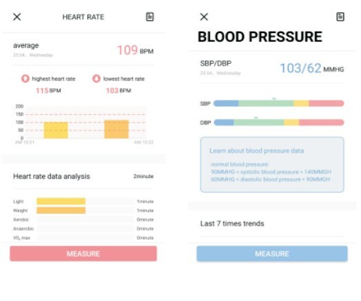 Popglory P22 Smart Watch and Health Tracker – Pink – IOS and Android Compatible