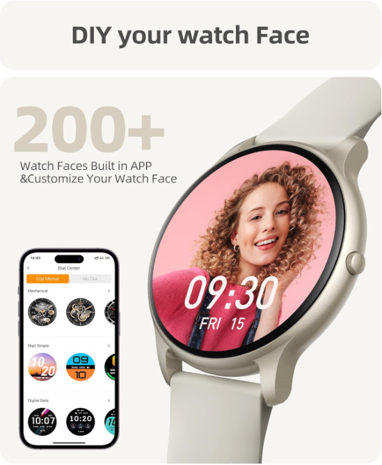 Reloj Inteligente Para iPhone Android De Mujer Smart Watch Pantalla Táct Nuevo
