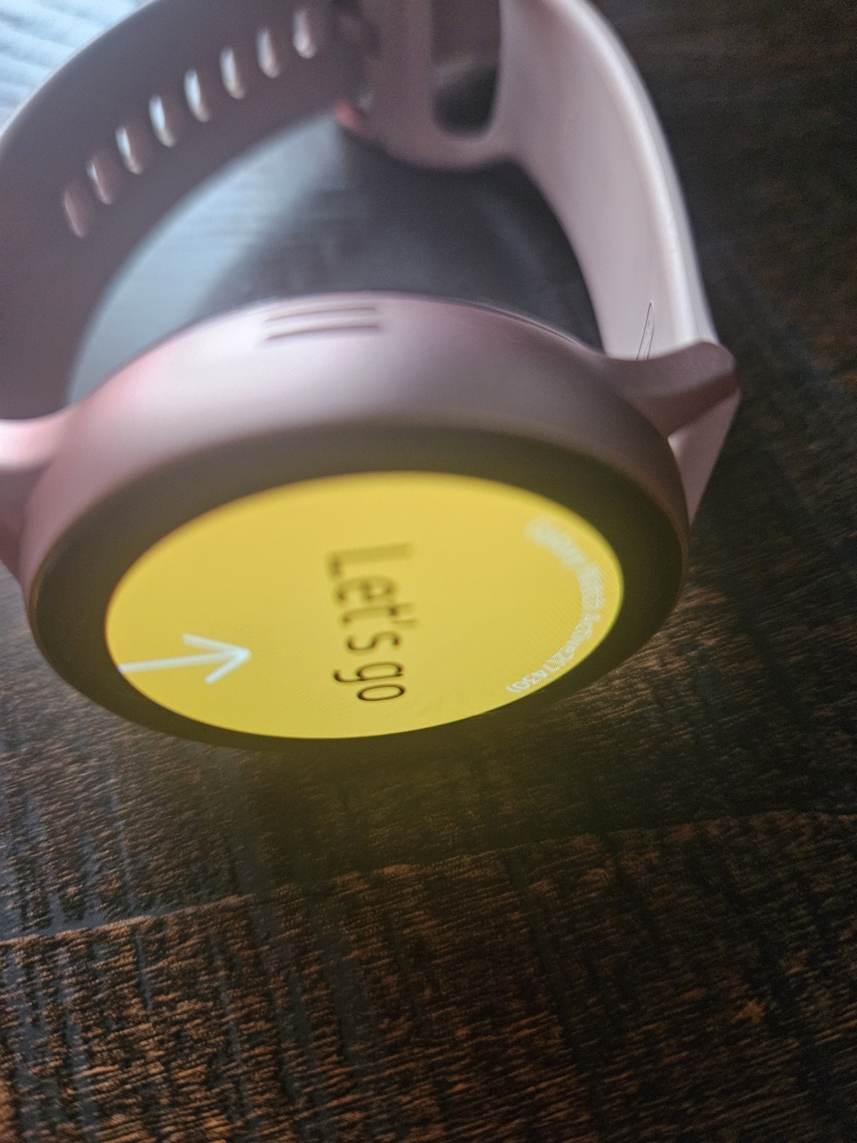 Samsung Galaxy Watch Active2 40mm Pink Aluminum Case, Pink Silicone Band