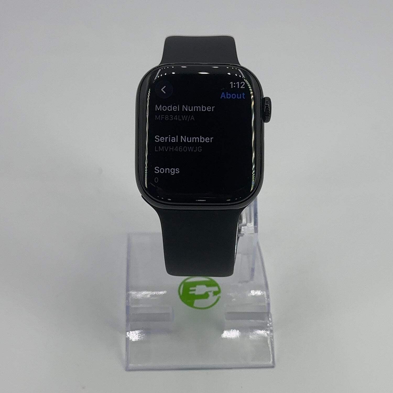 Unlocked Apple Watch Series 11 42MM Jet Black AluminumBlack Sport Band MF834LW/A