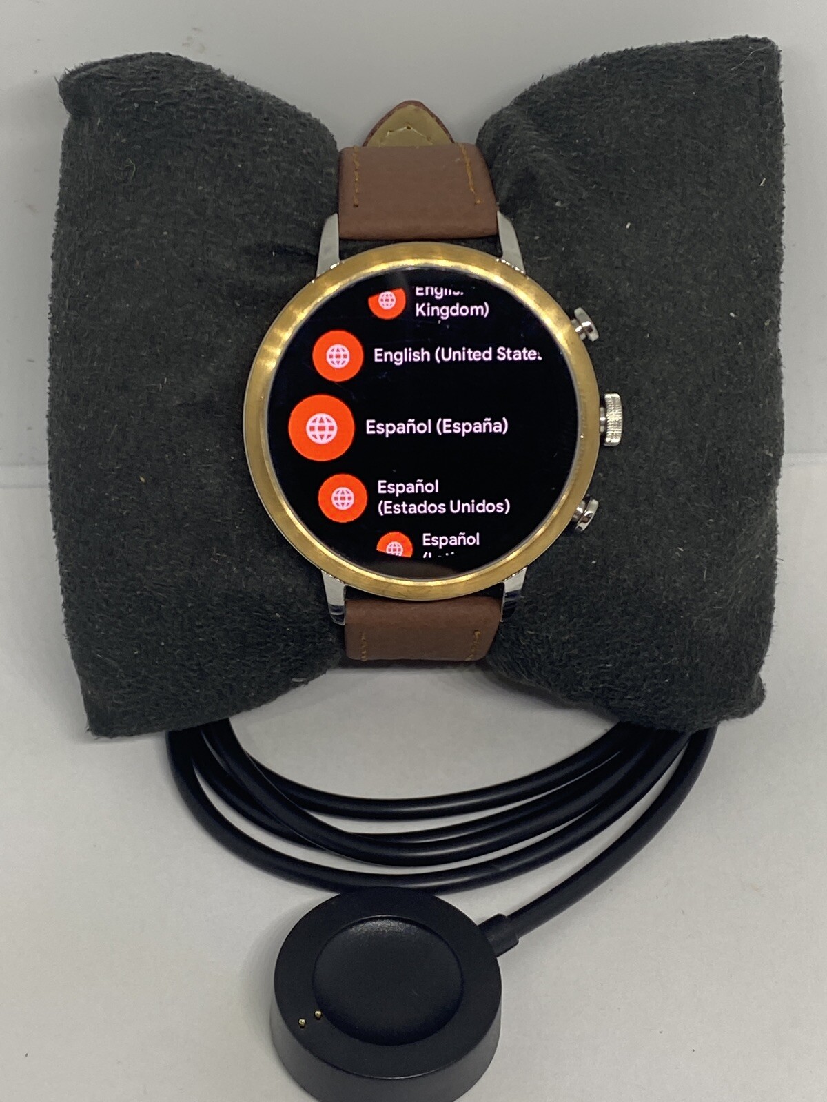 Fossil Gen 4 Authentic Digital Dial Smart Watch Custom Band FTW6016 AB471