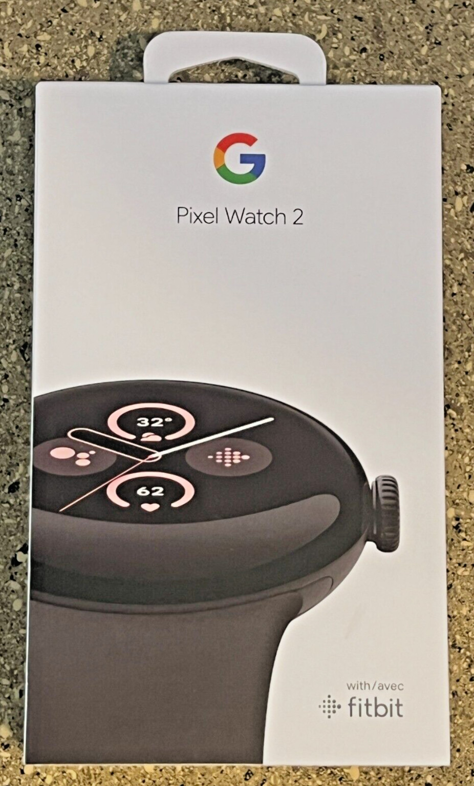 New – Google – Pixel Watch 2 – Black Smartwatch w/ Obsidian Band Wi-Fi Fitbit