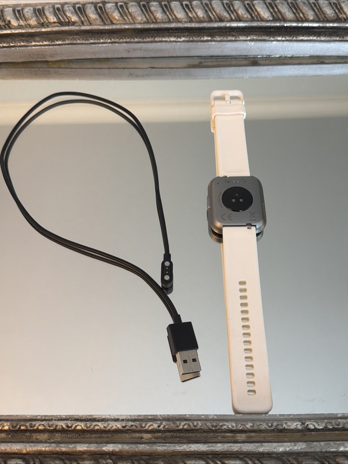 Smart Watch Alexa Built-in Fitness Watch ID208PLUS – White