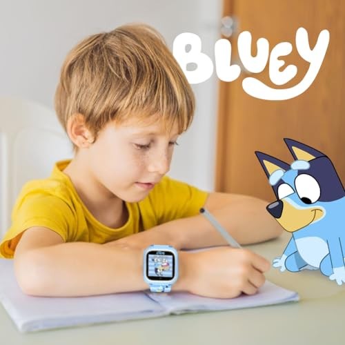 Bluey Kids Smartwatch with Camera, Games, Pedometer 40mm, Smart Watch