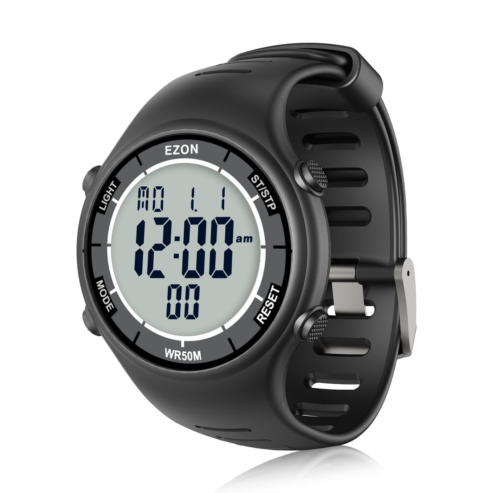Digital Watch for Men Women L008D11, Waterproof Stopwatch with Interval Timer…