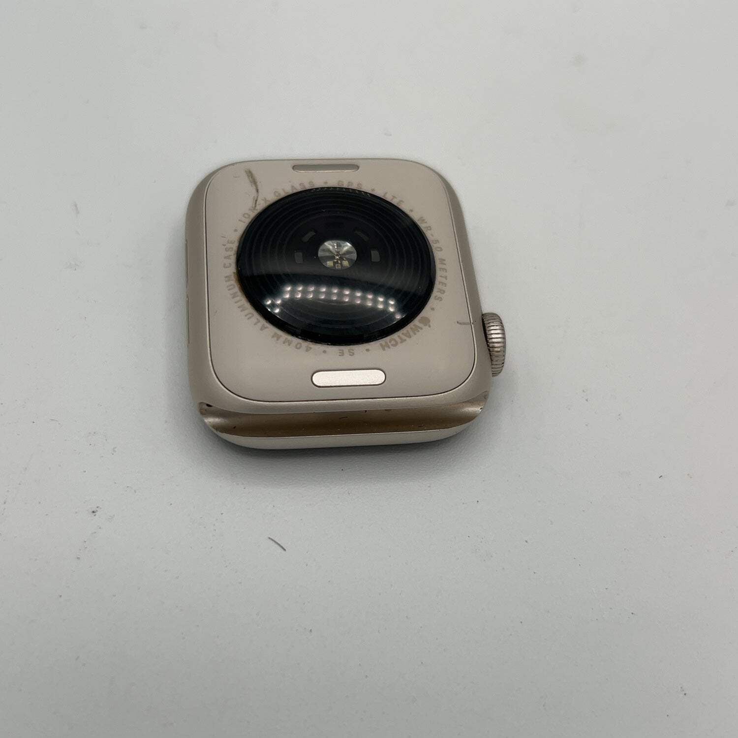 Unlocked Apple Watch SE 2nd Gen 40MM Starlight Aluminum MNTK3LL/A Face Only