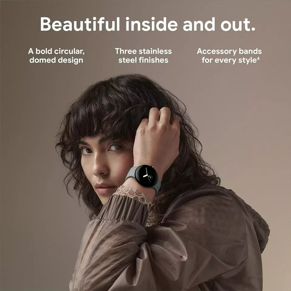 BRAND NEW Google Pixel Watch Android Smartwatch with Fitbit Activity Tracking