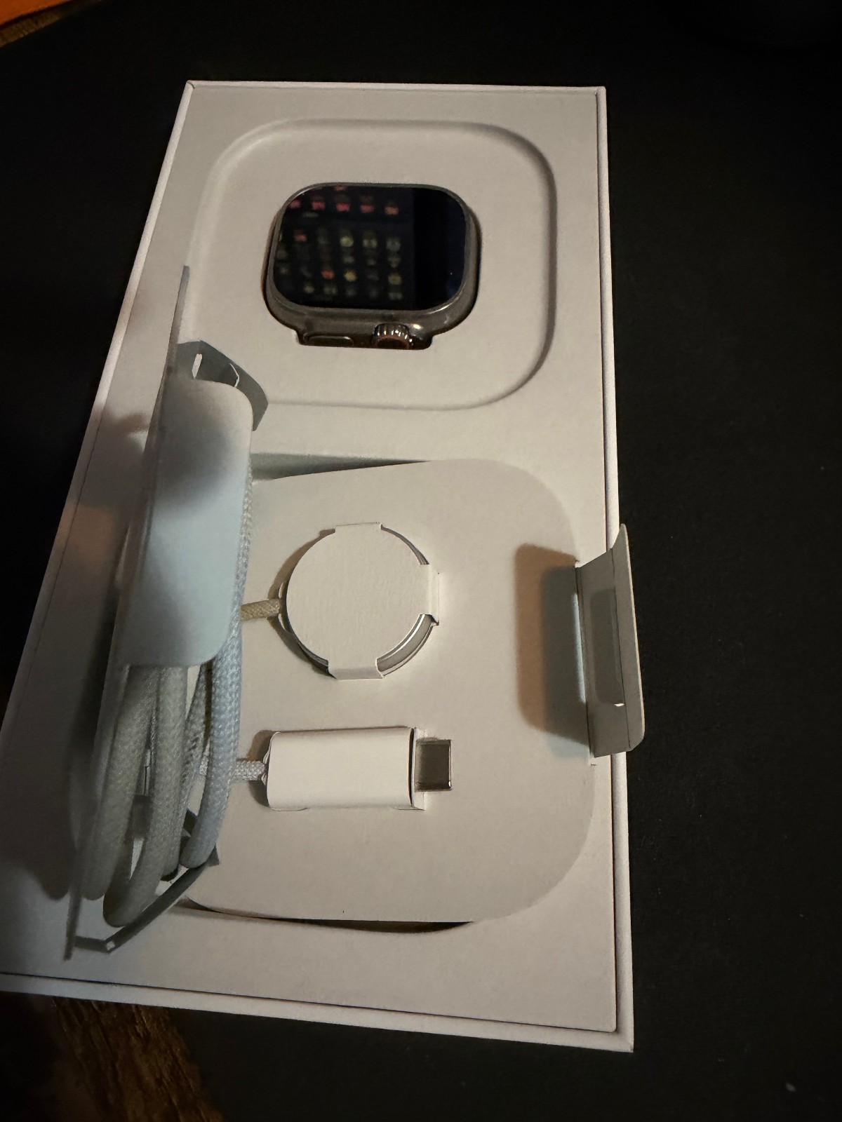Apple Watch Ultra 1st Gen 49MM Natural Titanium w/Cellular MQEW3LL/A – FACE ONLY